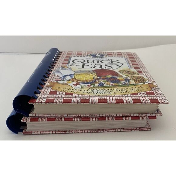 Gooseberry Patch Cookbooks Lot Of 2, Country Quick  & Easy and What’s For Dinner - Picture 9 of 16